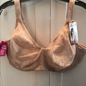 Playtex Women's Elegant Beige slimming Bra size 44DD 4T88